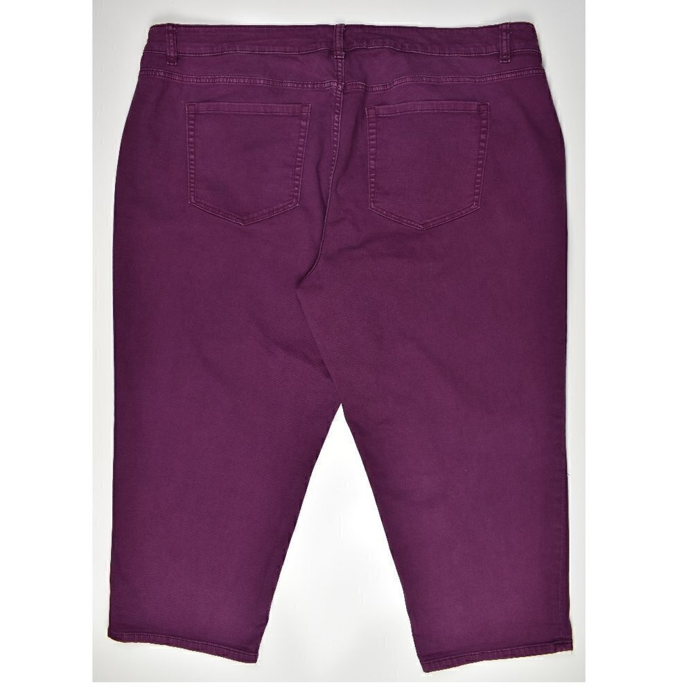 Lane Bryant Girlfriend Crop Jeans 24 - Picture 2 of 6